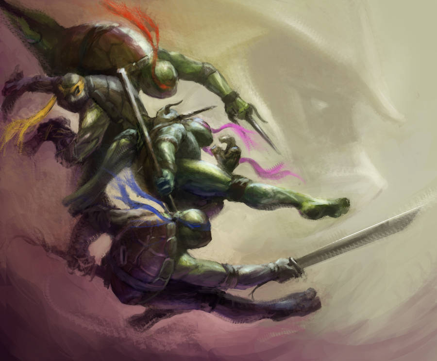 Ninja Turtles Larger Size by vshen