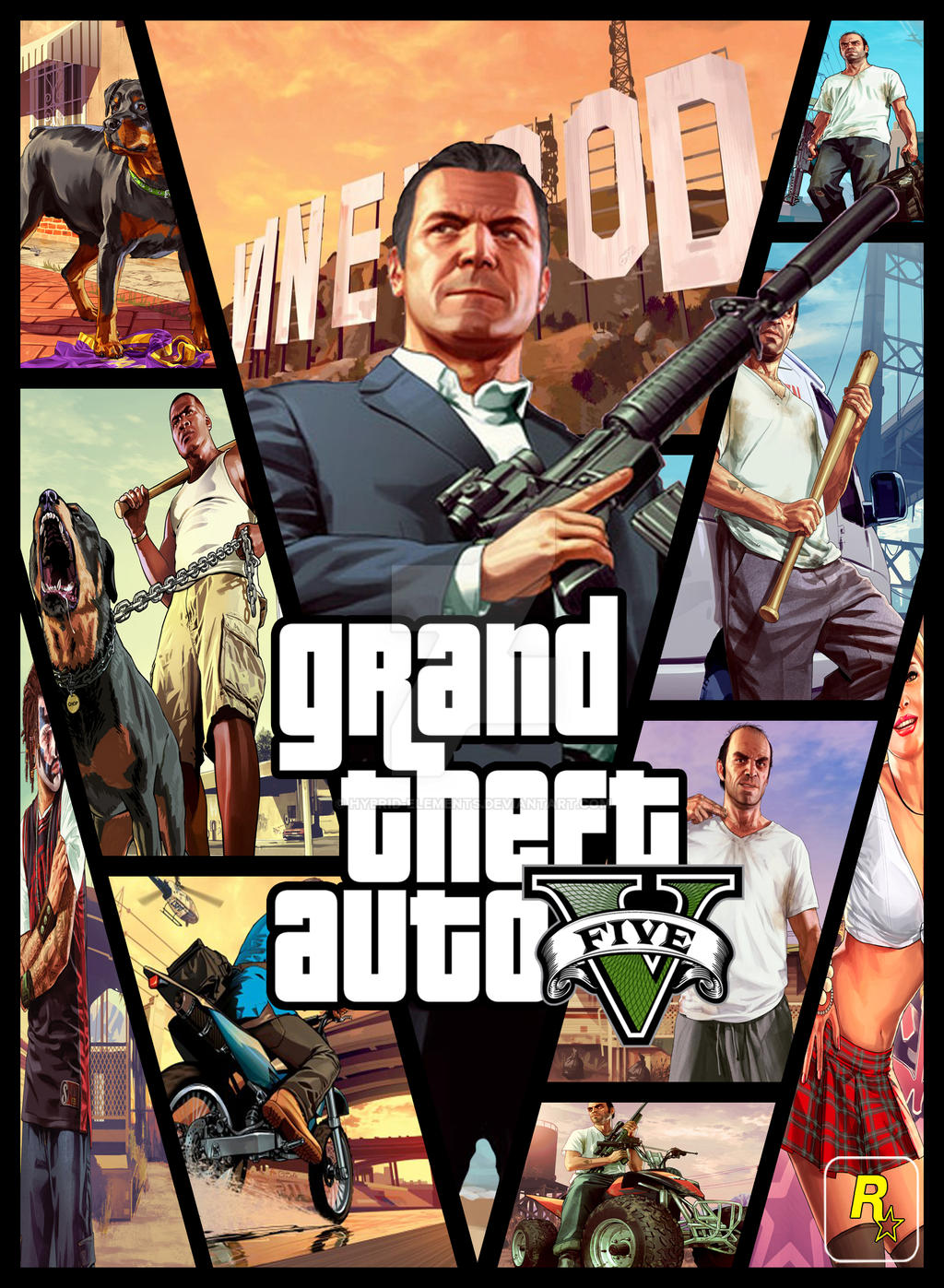 Grand Theft Auto V Artwork Fanmade by Hybrid-Elements on DeviantArt