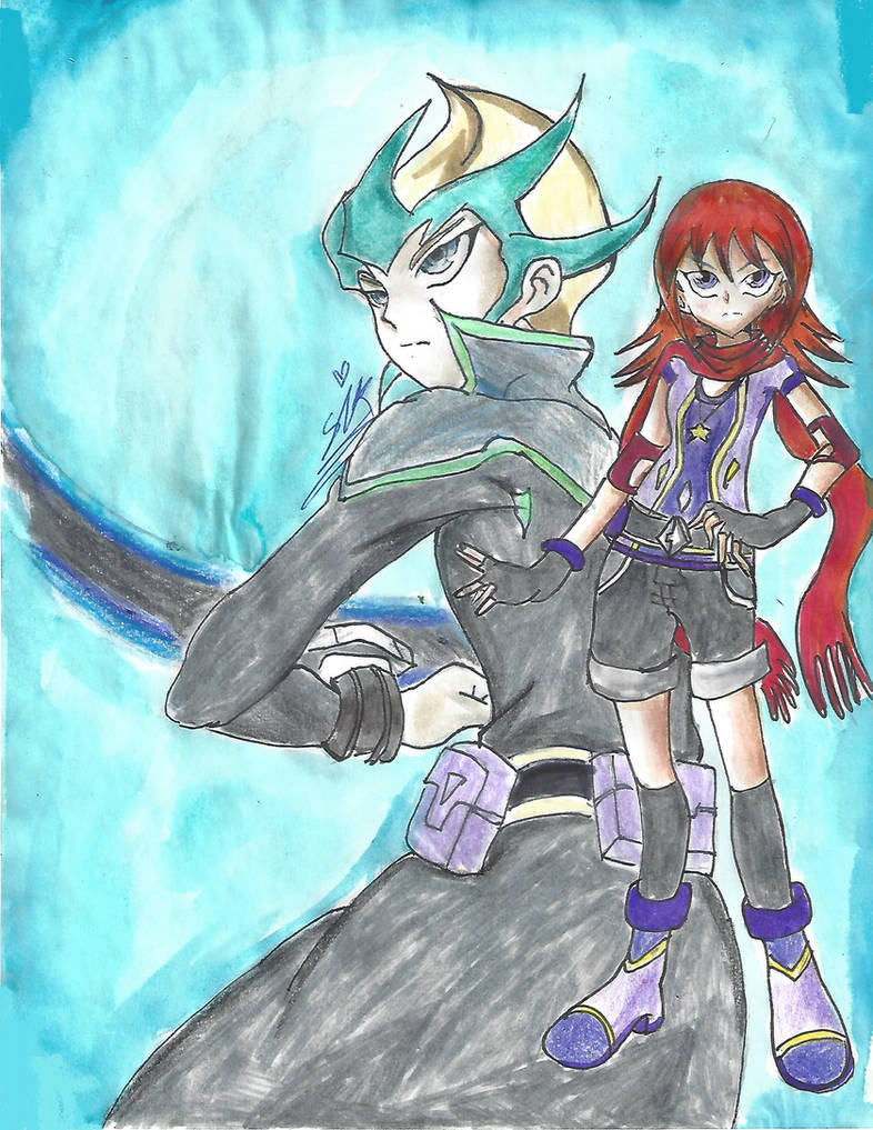 Kaito Yu-Gi-Oh ZEXAL Mayu Aiwaka by MerisuTheArtSheep on DeviantArt