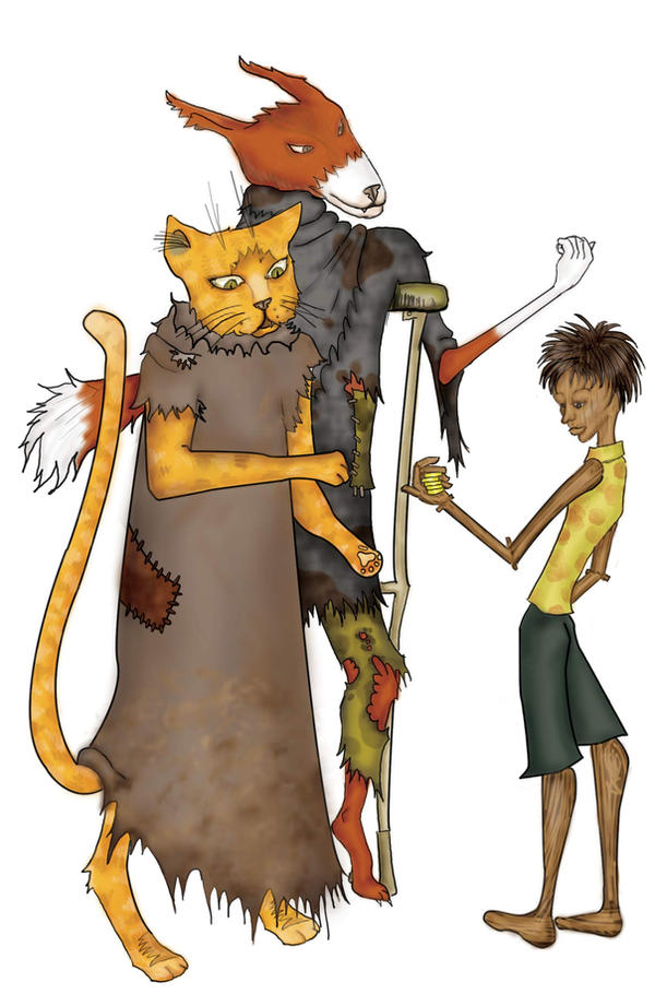 The Fox And The Cat Pinocchio By Pun On Deviantart