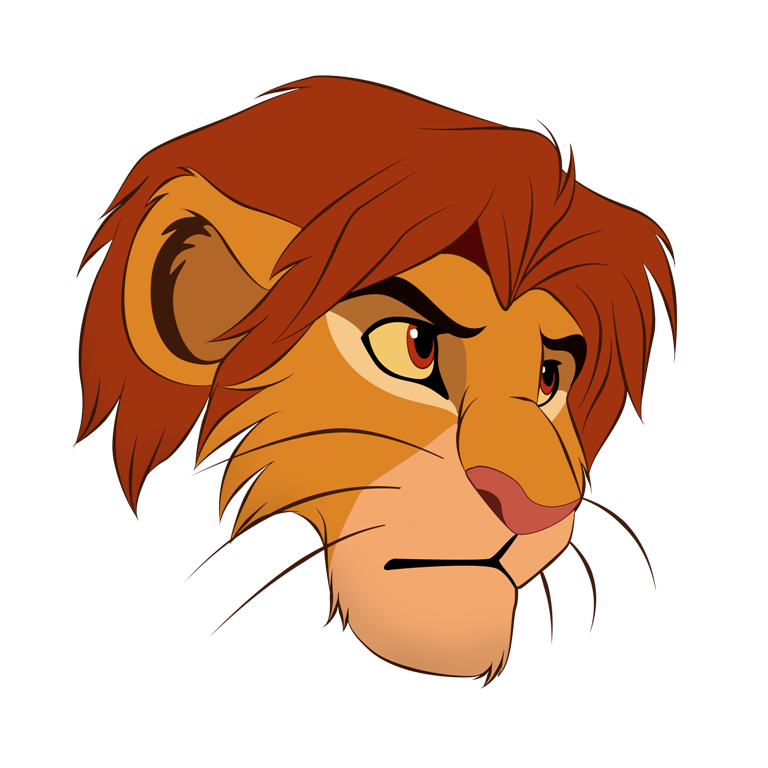 Simba as Teenage by SickRogue on DeviantArt