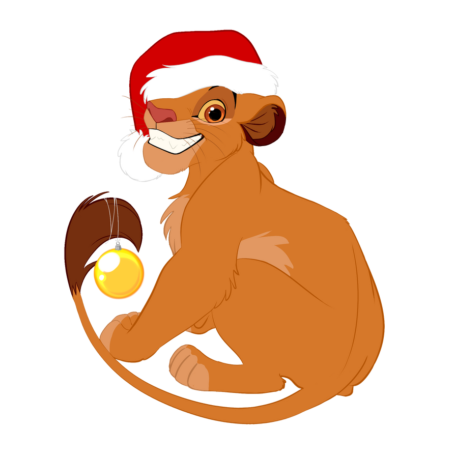 Xmas Simba by SickRogue on DeviantArt