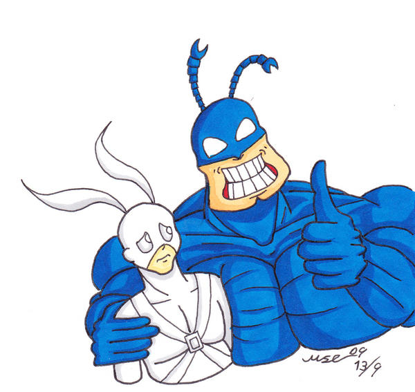 The Tick and Arthur by MalinSasse on DeviantArt