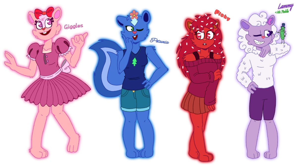 HTF's Girls by OliviaTheAngelFox on DeviantArt