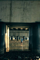 walking under the bridge 2