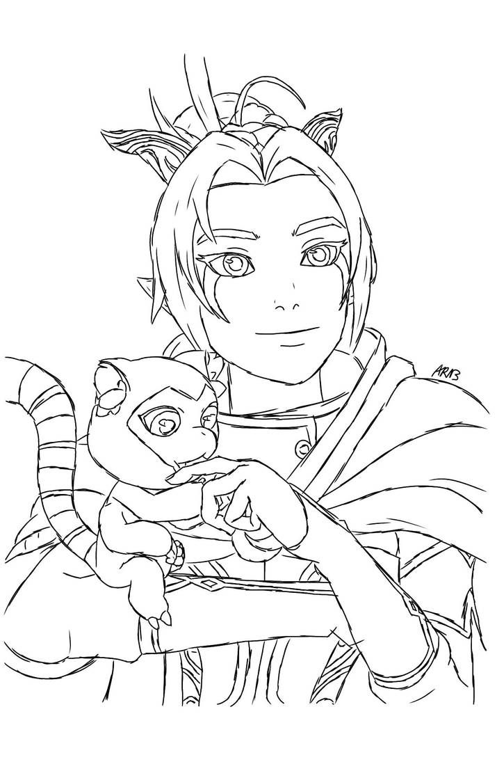 Older Rayla Sketch 1 by Justahttydgirl45 on DeviantArt