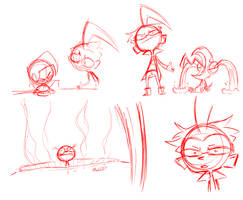Gir and Dib Sketches