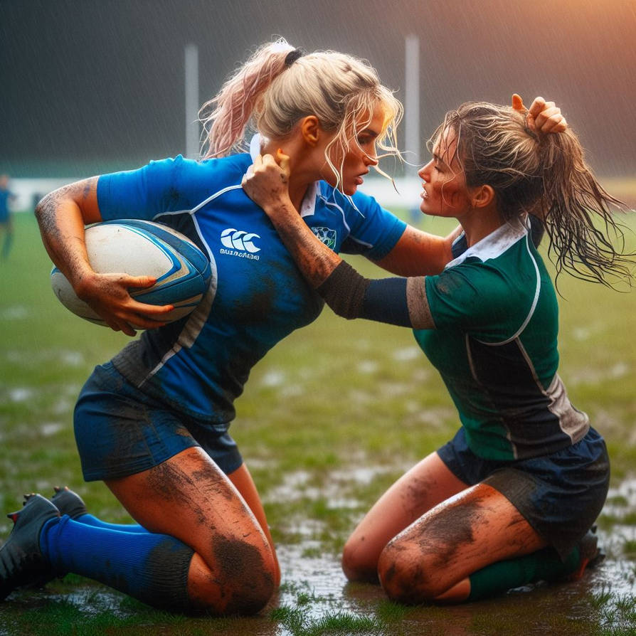 Female Rugby Brawl Rugby field brawls (41) by TragicCatFightFan on DeviantArt