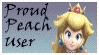 Brawl: Proud Peach User Stamp by WolfTwilight