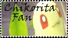 Brawl: Chikorita Fan Stamp by WolfTwilight