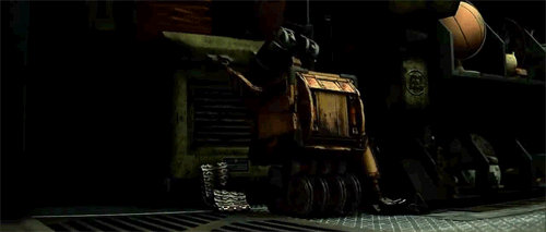 Wall-E Wake-up GIF 5/5