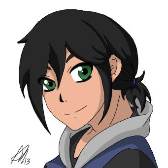 Azure Hair Pulled Back By Rygel N On Deviantart