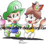 Baby Daisy and Baby Luigi