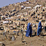 Women at Kabul cemetery