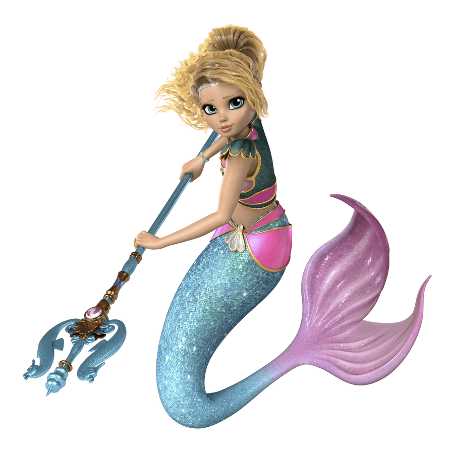 Mermaid Magic - Merlinda Mermaid Warrior (Pose 3) by CameronCarson on ...