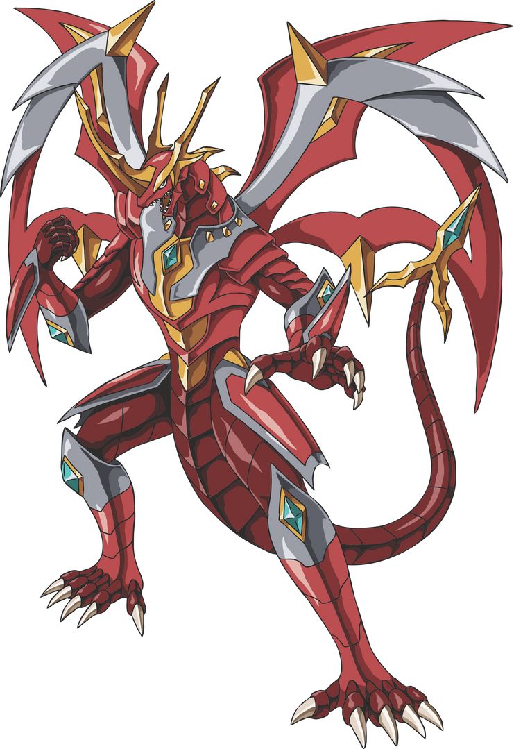 Bakugan - Pyrus Titanium Dragonoid (Pose 1) by CameronCarson on DeviantArt