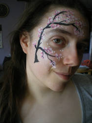 Cherry Blossom face paint