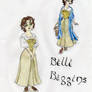 Fem!Bilbo: Belle Baggins Character sketch.