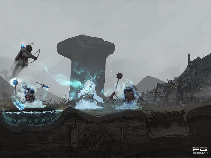 Game stage concept by ProxyGreen on DeviantArt