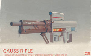 Gauss rifle 3D