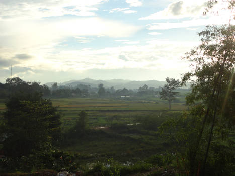 View from cousin's house.