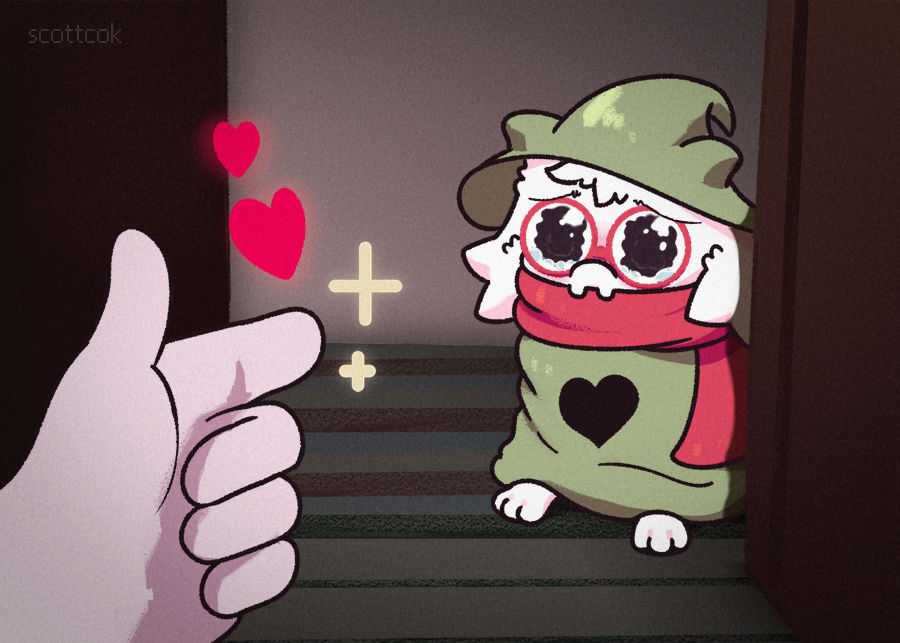 Sad Ralsei by aamakuruu on DeviantArt