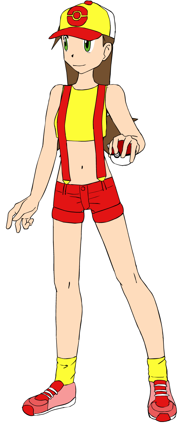 Phoebe Terese as a pokemon trainer