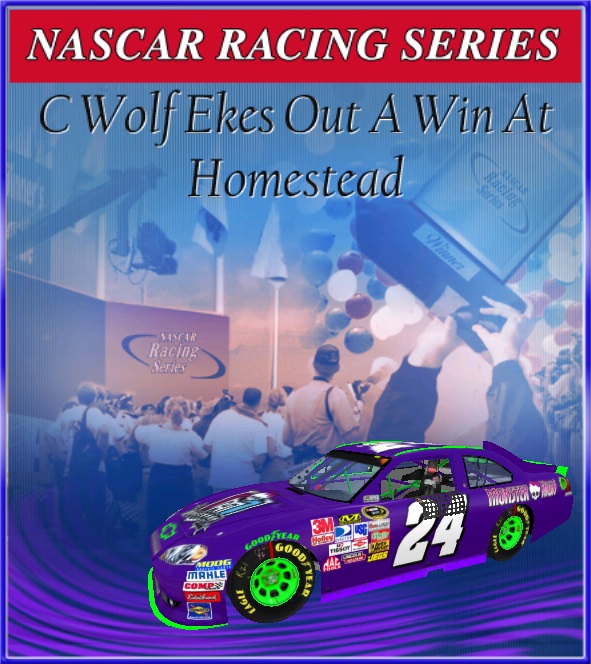 Clawdeen Wolf wins the Ford EcoBoost 400