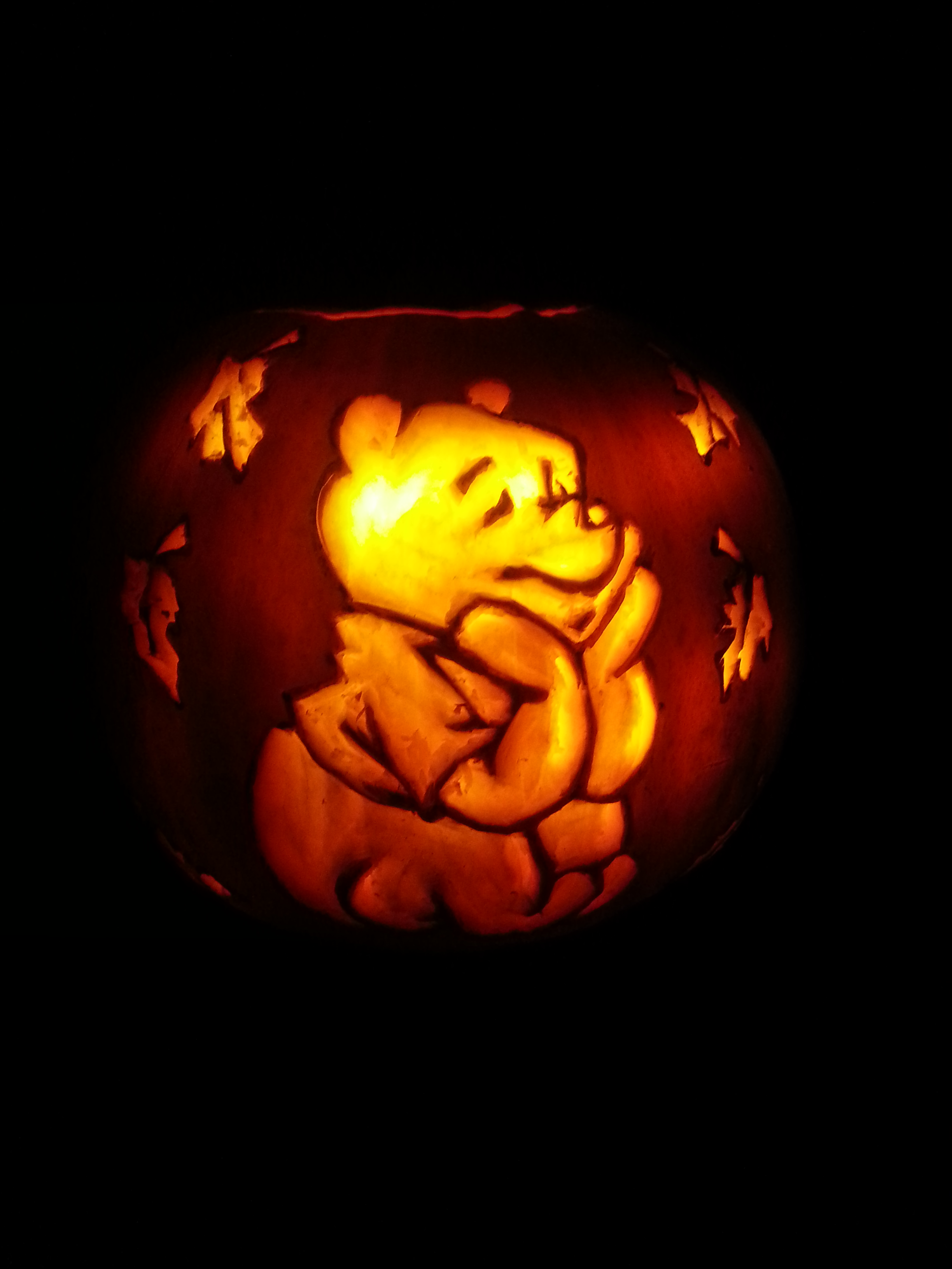 Winnie The Pooh Pumpkin Stencil