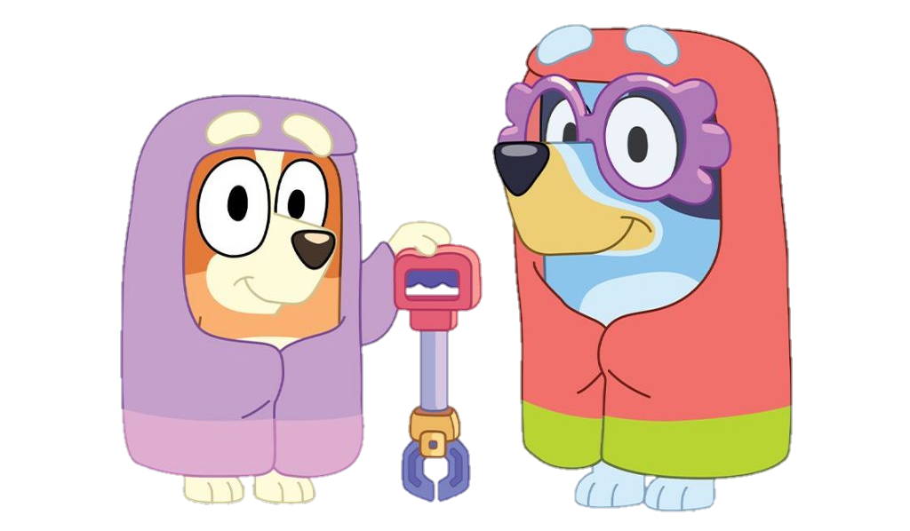 Bluey and Bingo as the grannies! by CrossoverKing16 on DeviantArt