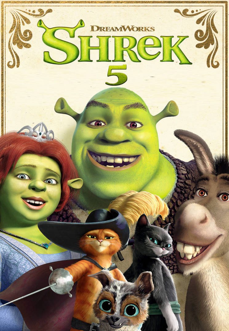 Shrek 5 poster edit (with Puss in Boots) by CrossoverKing16 on DeviantArt