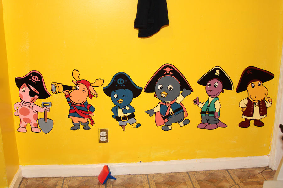Backyardigans Angry Hand 'Backyardigans' Hand painted wall Mural by ItsMeCan on DeviantArt