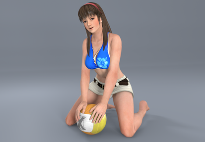 Hitomi Hot Getaway- beach ball Render