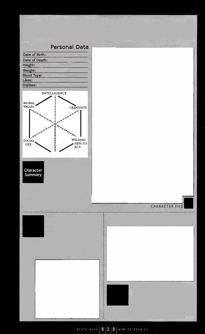 Death Note Character File Base by Easter-Moose on DeviantArt