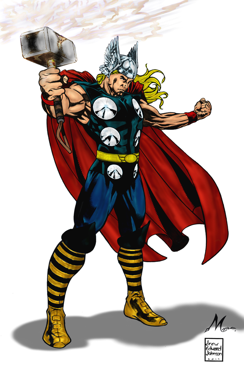 THOR by drewjohnson color by Mich974 on DeviantArt