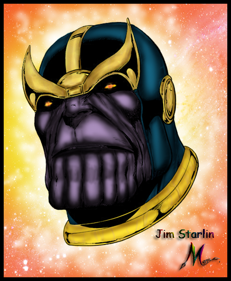 THANOS  by  JIM STARLIN color