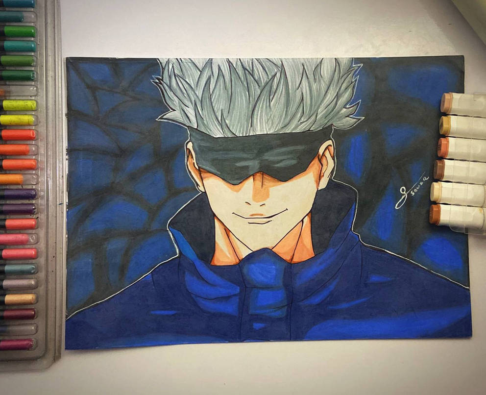 Gojo Rasm *Satoru Gojo * Anime: Jujutsu kaizen by SZartsbr on DeviantArt
