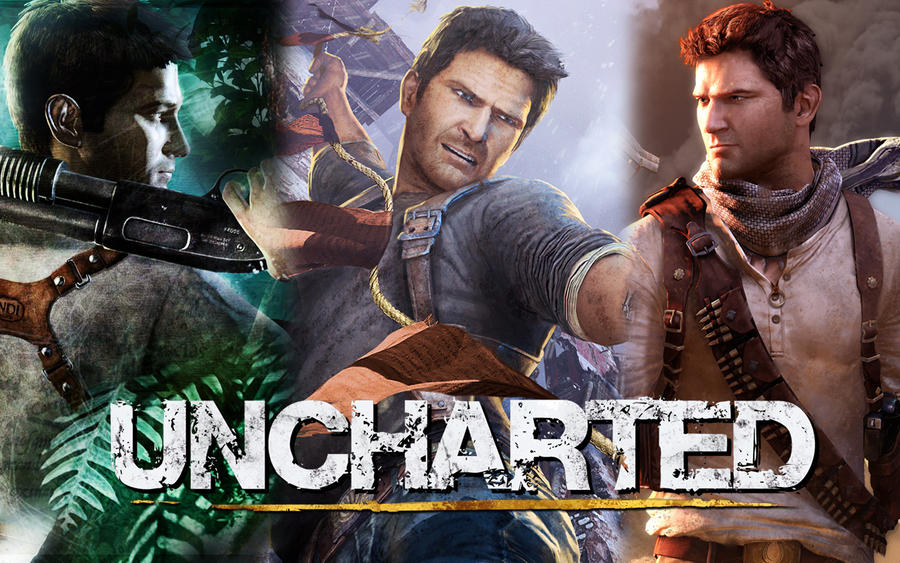 Uncharted Trilogy - Wallpaper by Link-LeoB Uncharted Trilogy - Wallpaper by Link-LeoB