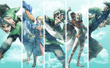 Skyward Sword Wall No Logo