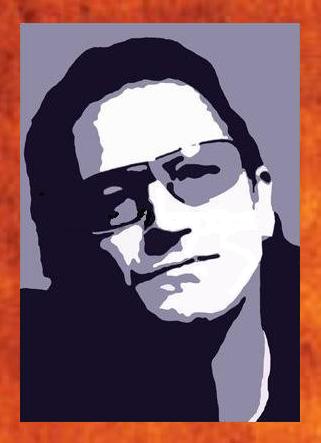 Bono U2 Painting --- 69.00