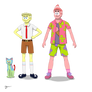 SpongeBob, Patrick and Gary (Transparent)