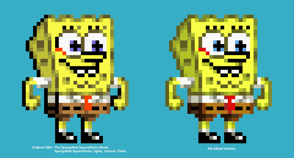 SpongeBob Game Sprite Custom Edited Version By GianlucaRugerGR On SpongeBob Game Sprite Custom Edited Version By GianlucaRugerGR On