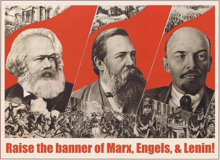 Max Lenin Raise the Banner of Marx, Engels, and Lenin by MarshalZhukov1945 on ...