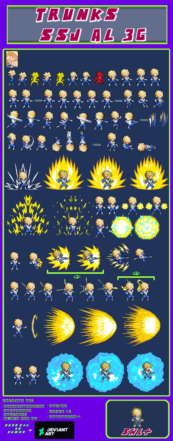 Mini sheet de trunks ssj 1 al 3 grafo by goku ssj by gokussjdenamek115 ...