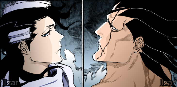 Byakuya and Kenpachi