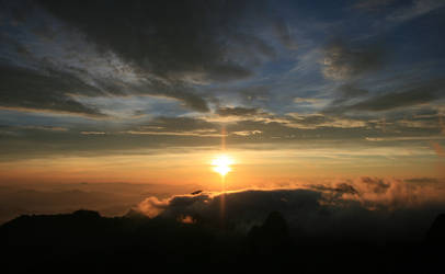 Sunrise At Mount Huangshan