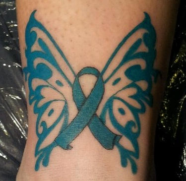 ovarian cancer ribbon by pittfan95 on DeviantArt
