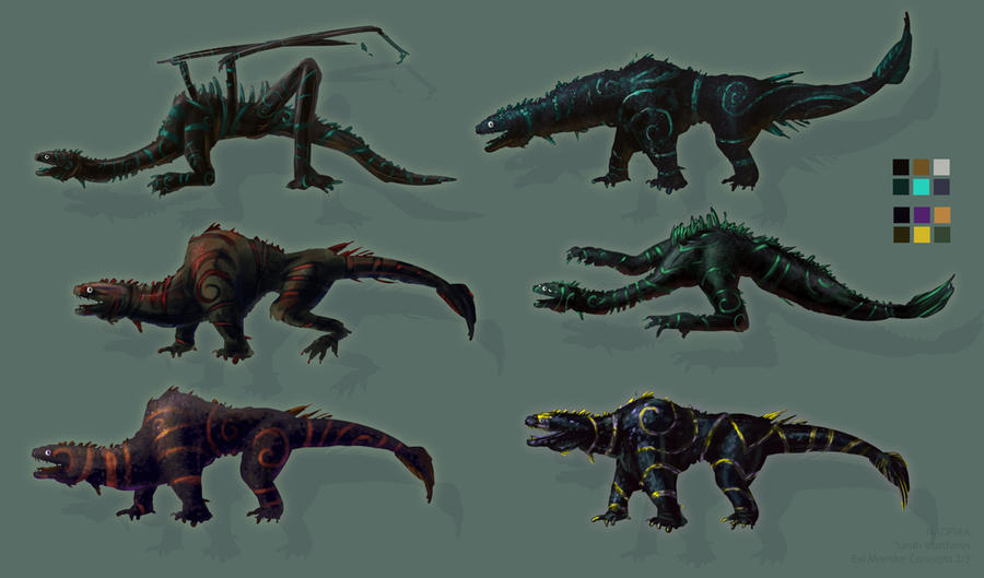 Alien Monsters by creatureart on DeviantArt