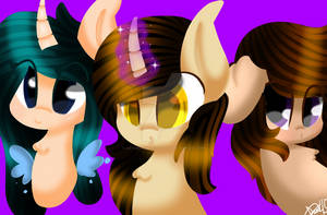 My Oc's in pony version