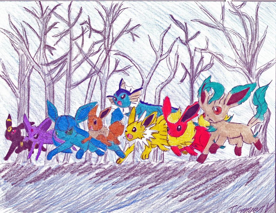 eveeloution by TriciaSTARR on DeviantArt
